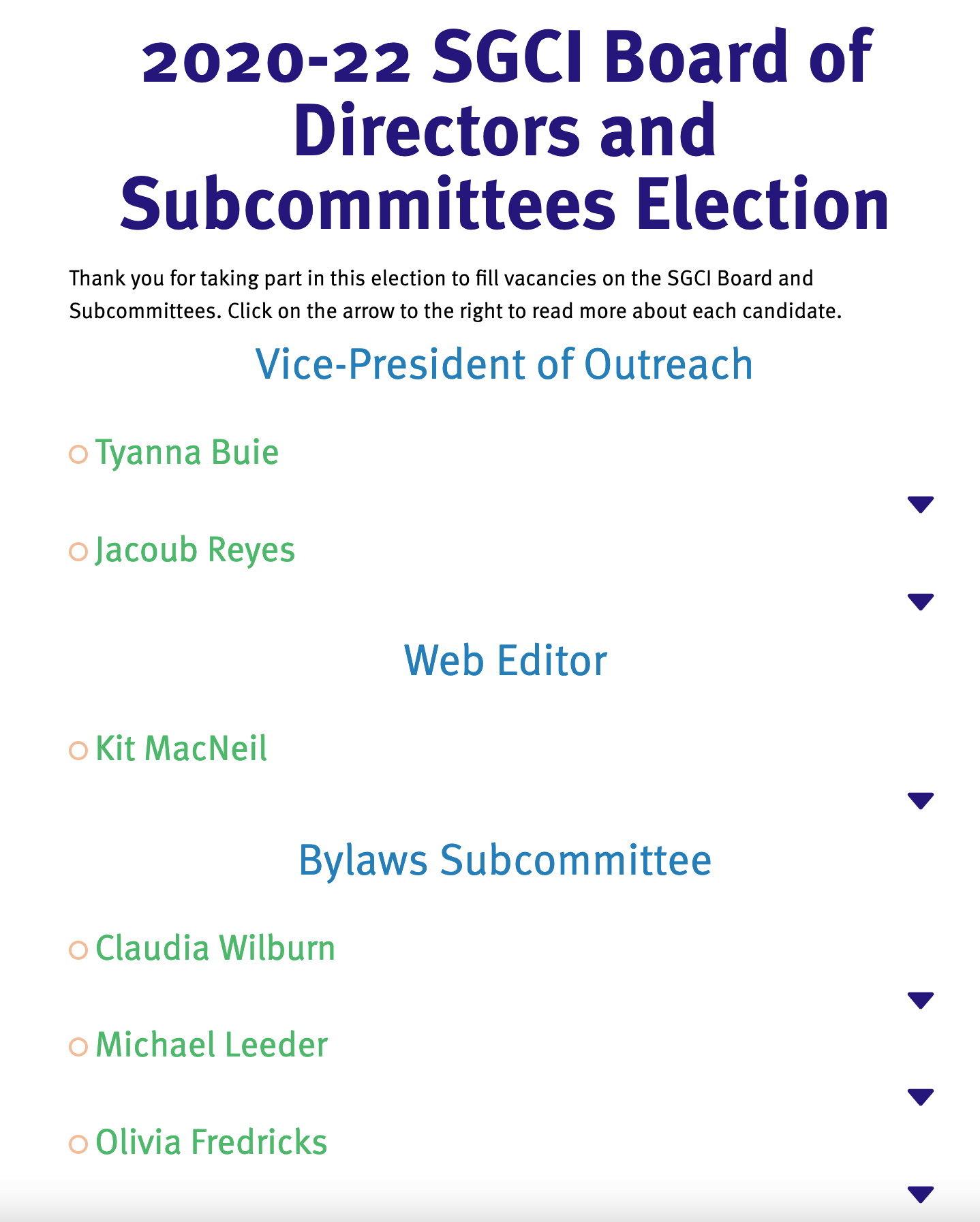 Announcing… SGCI ELECTIONS!Vote between now and February 15, 2021!
