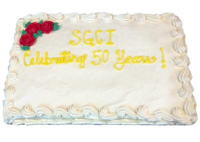 SGCI 50 Years Celebration Cake