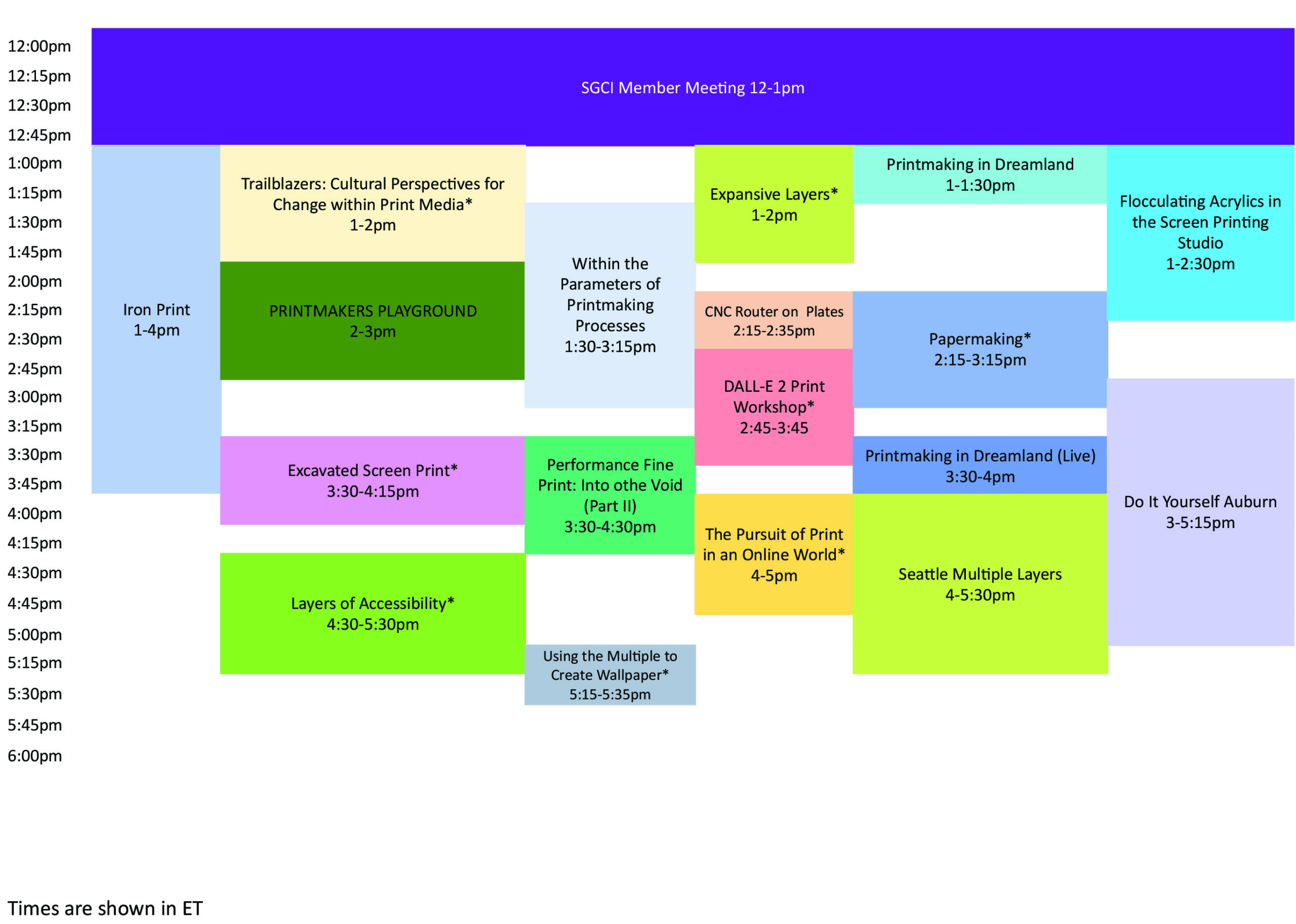 SGCI Final Schedule