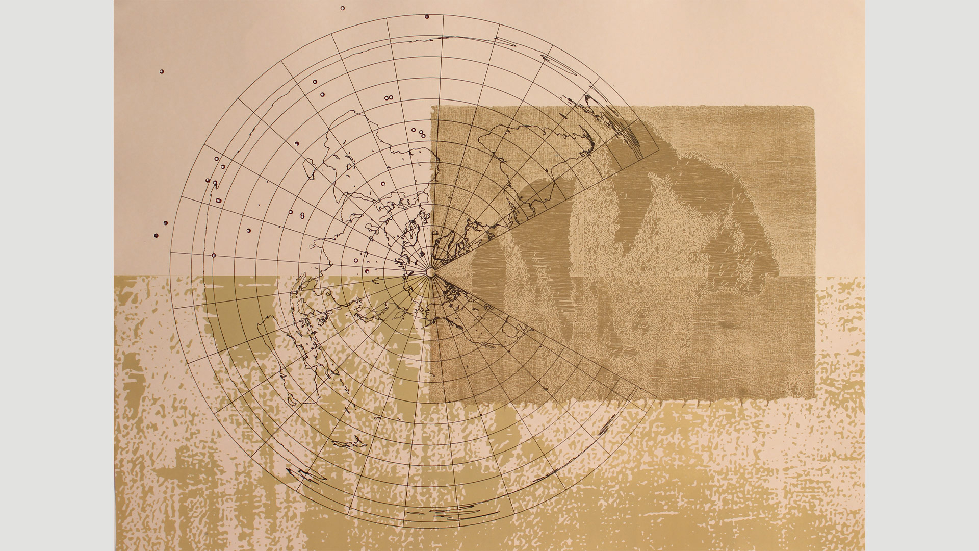 Reinaldo Gil Zambrano works on a litho plate at Hello Print Friend Studio with students photographing his process